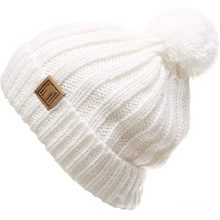 Nouveau chapeau de laine d&#39;hiver Balle de laine Fanging Label